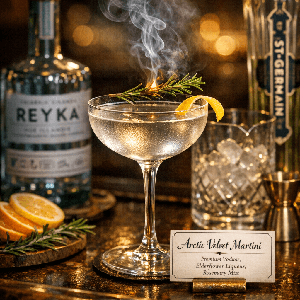 Arctic Velvet Martini