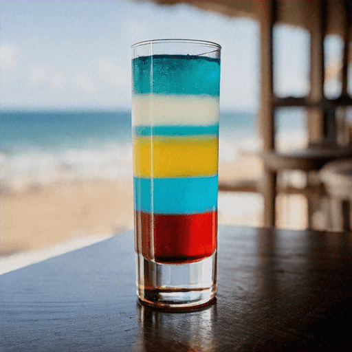 Ballot Box Buzz, Vibrant cocktail for election night excitement