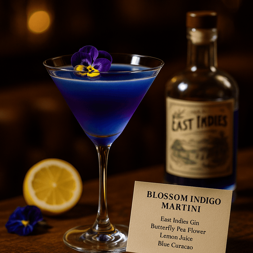 Blossom Indigo Martini