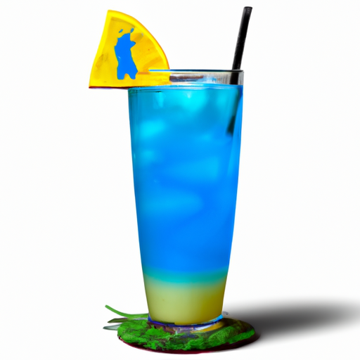 Blue and Yellow Cocktail