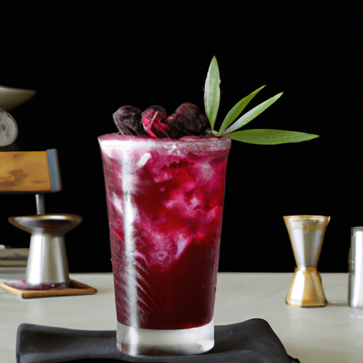 Bourbon Blackberry Sage Smash