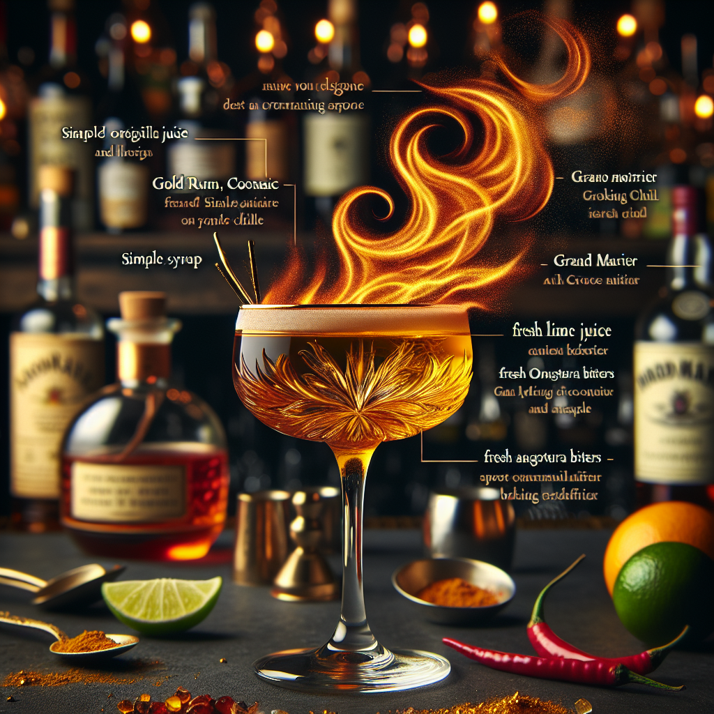 COCKTAIL FLAMME OLYMPIQUE