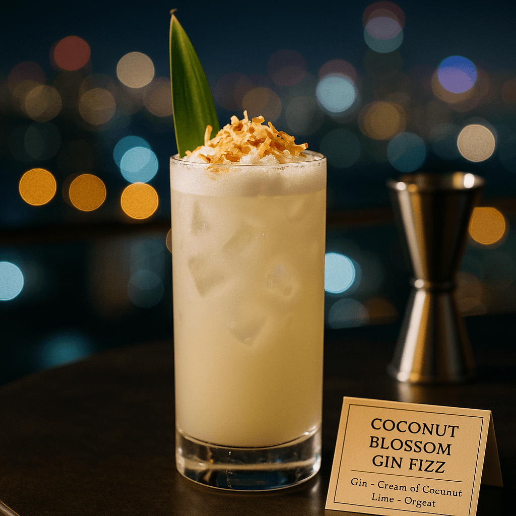 Coconut Blossom Gin Fizz