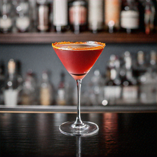 Crimson Blaze Martini