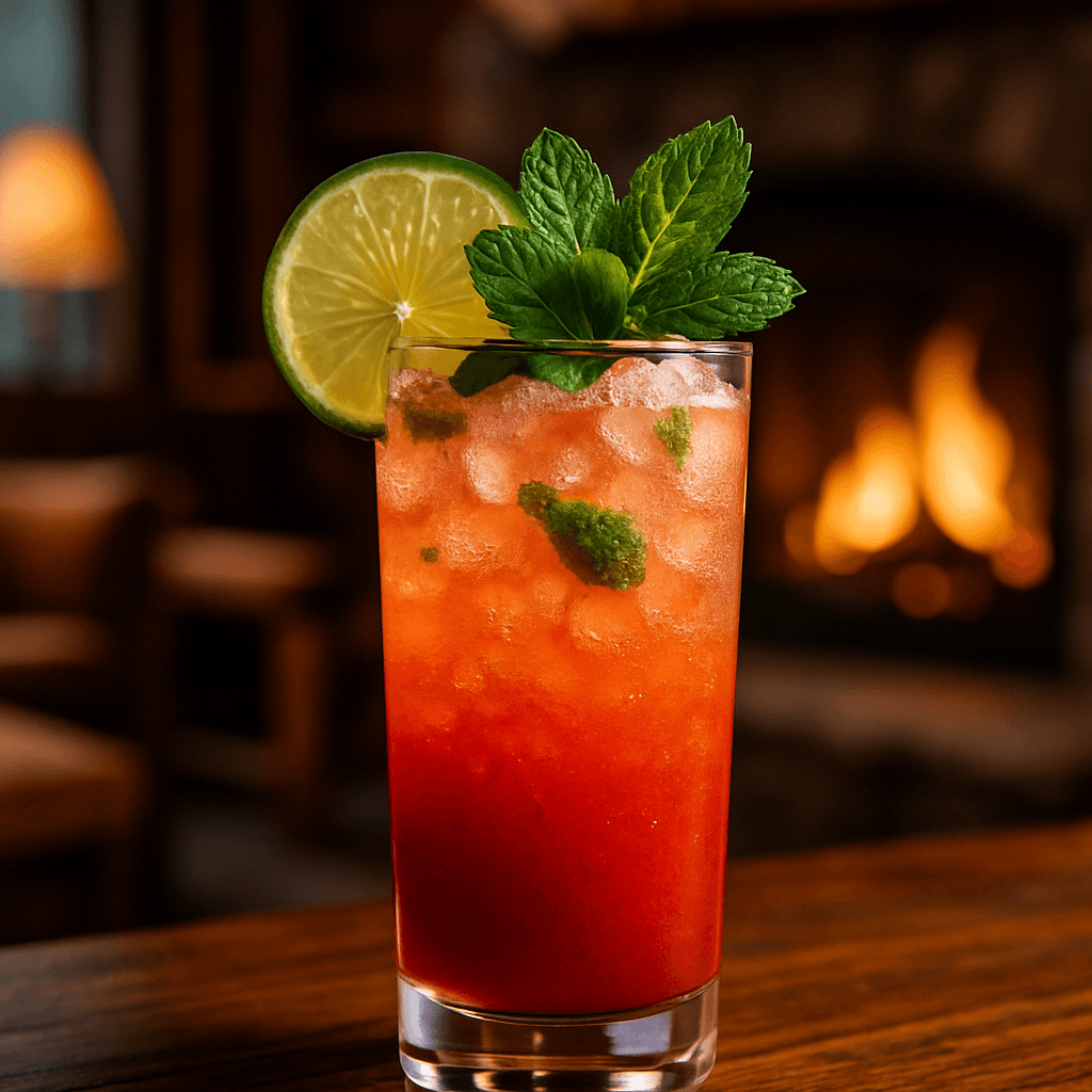 Crimson Sunrise Mocktail