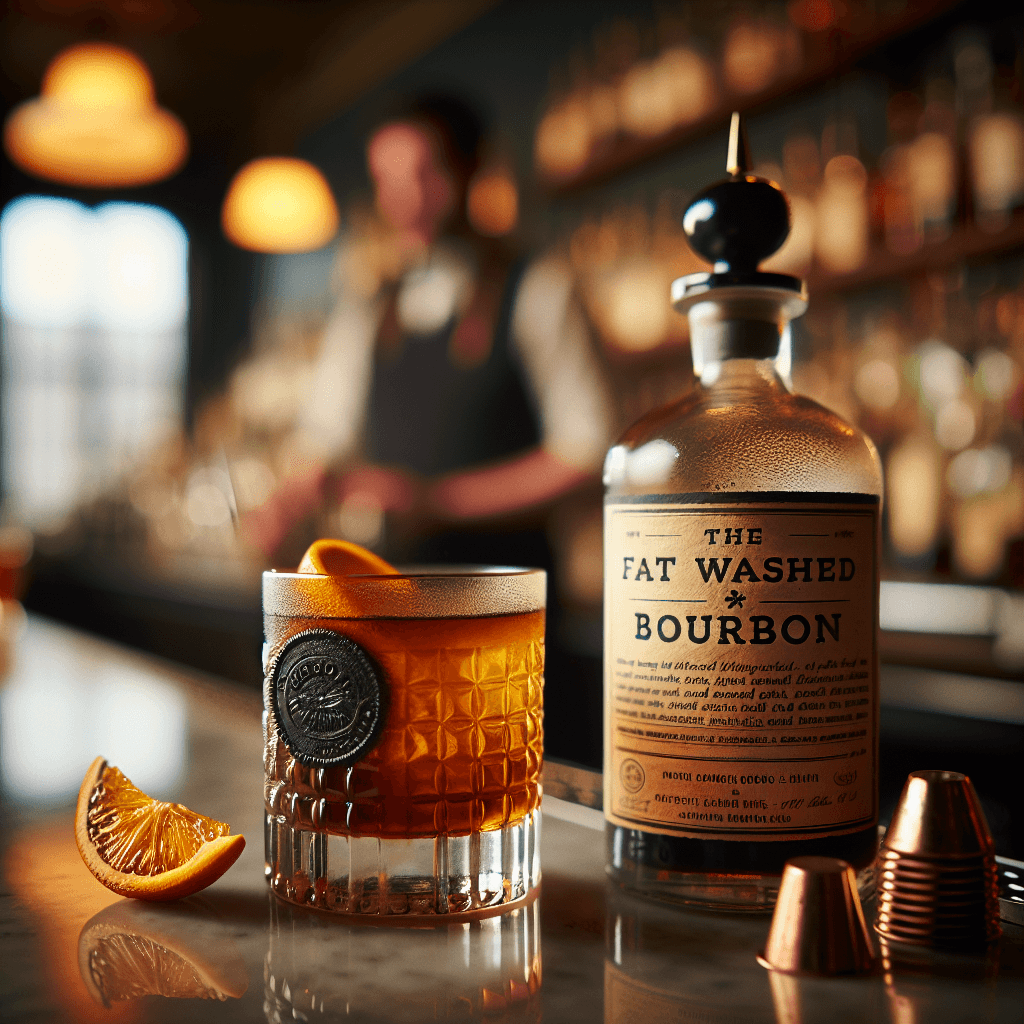 Fat Washed Bourbon Old Fashioned