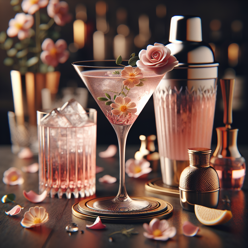 Floral Blush Martini