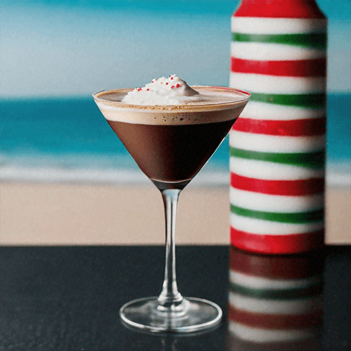 Frosted Peppermint Espresso Martini