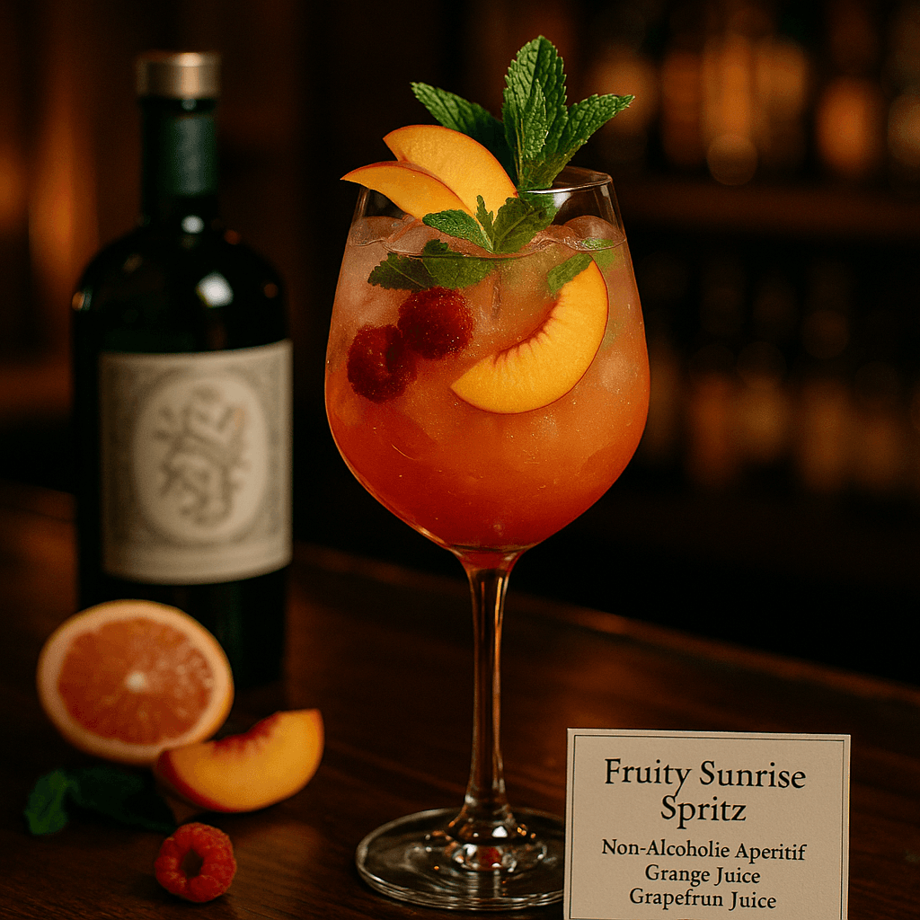 Fruity Sunrise Spritz