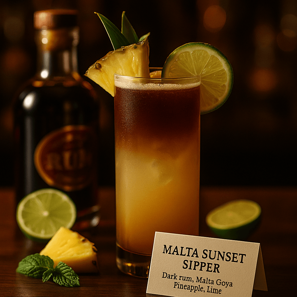 Malta Sunset Sipper