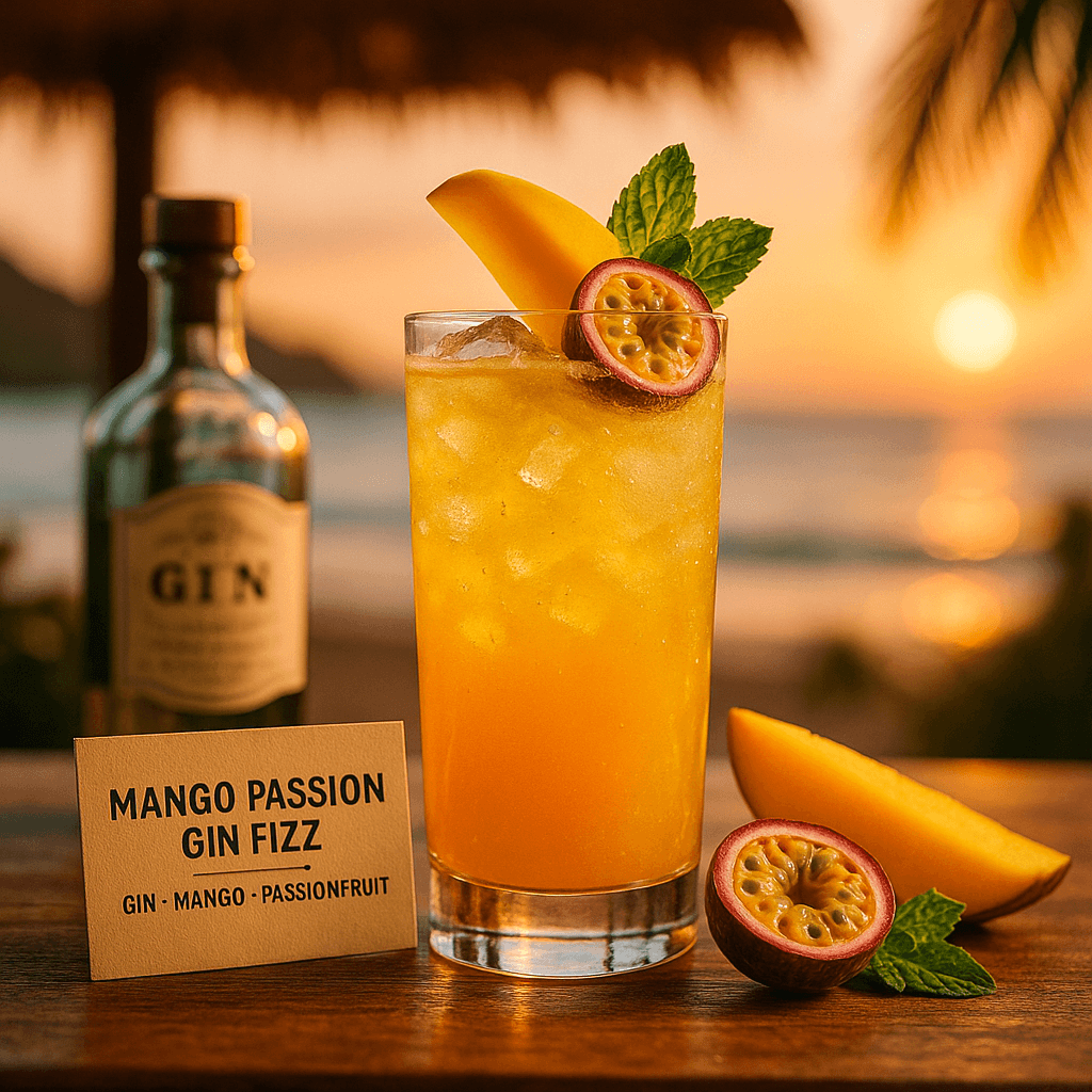 Mango Passion Gin Fizz