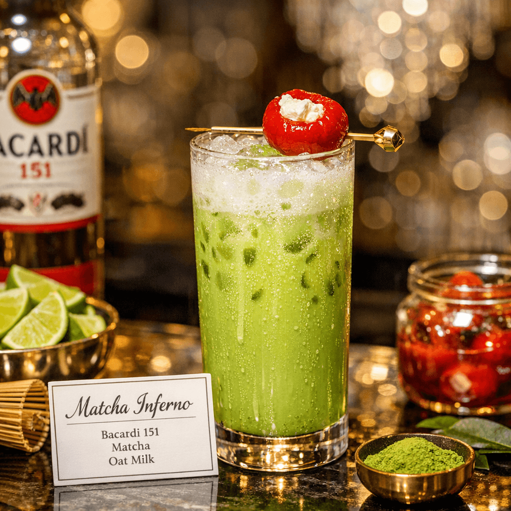 Matcha Blaze Fizz