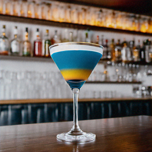 Midnight Blues Martini