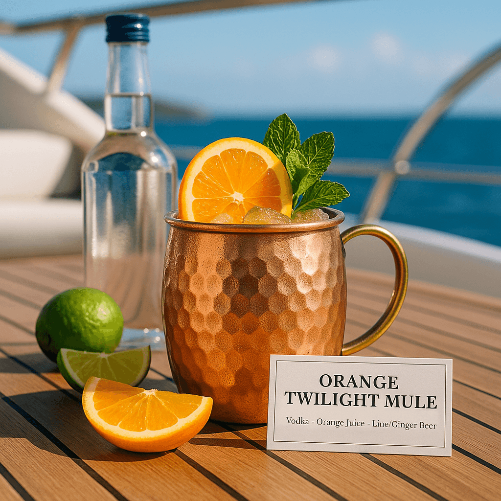 Orange Twilight Mule
