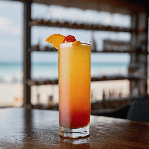 Peachy Sunrise Fizz
