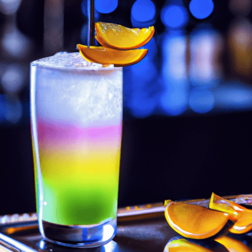 Rainbow Gin Fizz