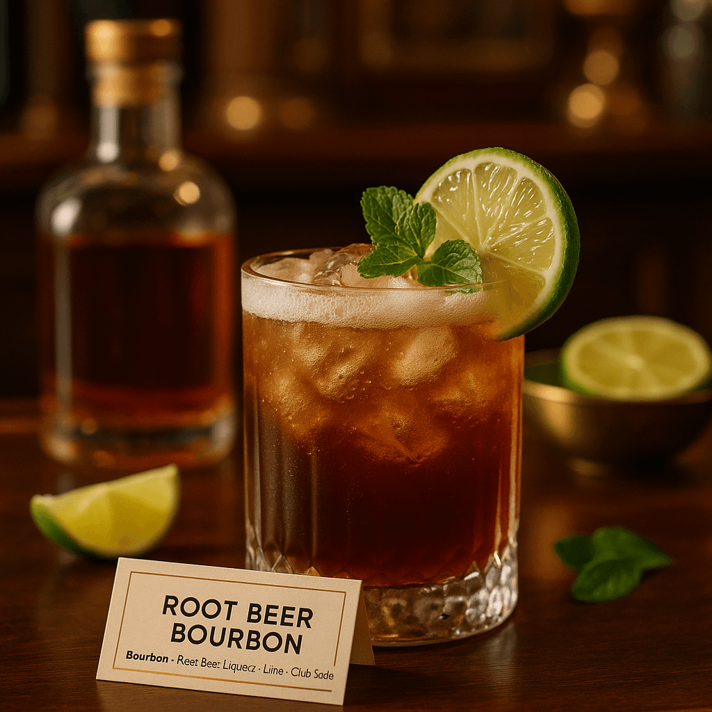 Rooted Bourbon Fizz