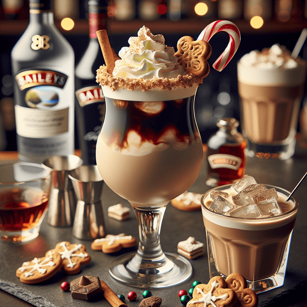 Santa's Cookie Crumble Cocktail