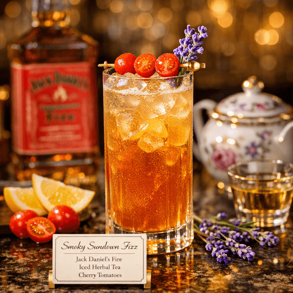 Smoky Sundown Fizz