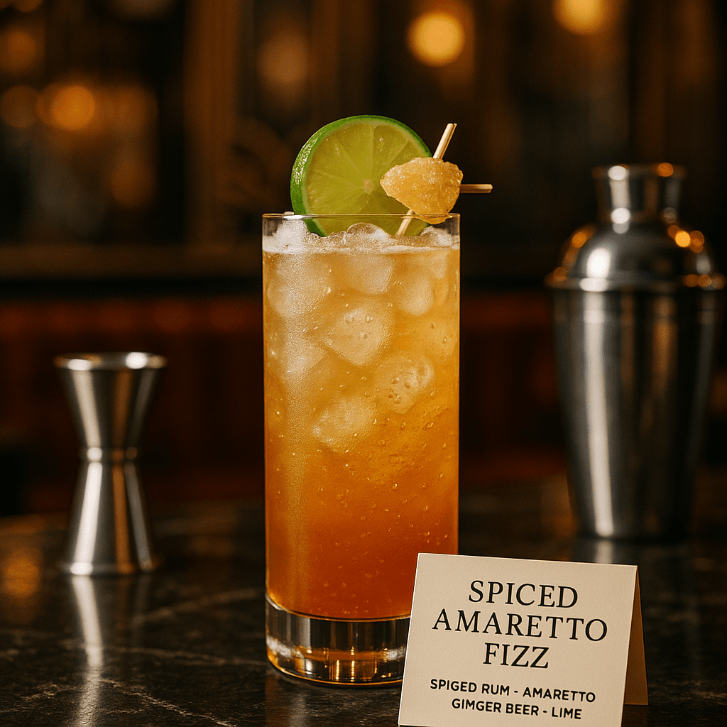 Spiced Amaretto Fizz