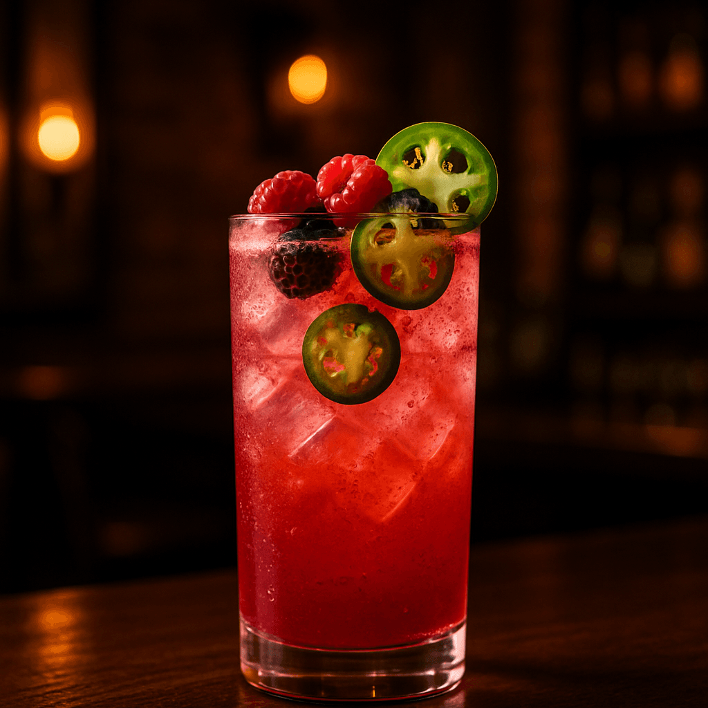 Spiced Berry Gin Fizz