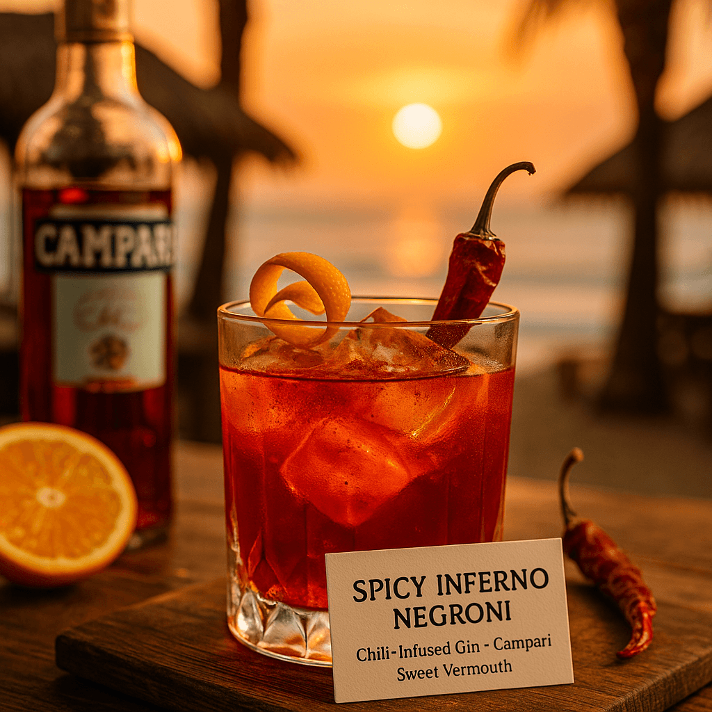 Spicy Inferno Negroni