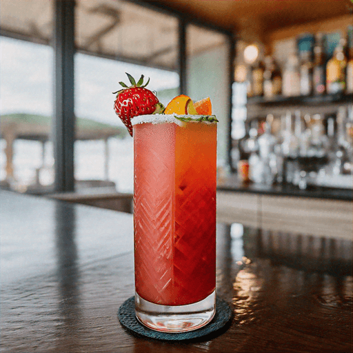 Spicy Strawberry Jalapeño Margarita