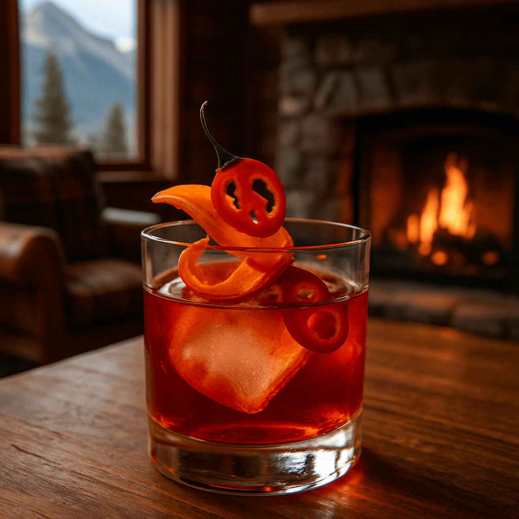 Spicy Sunrise Negroni