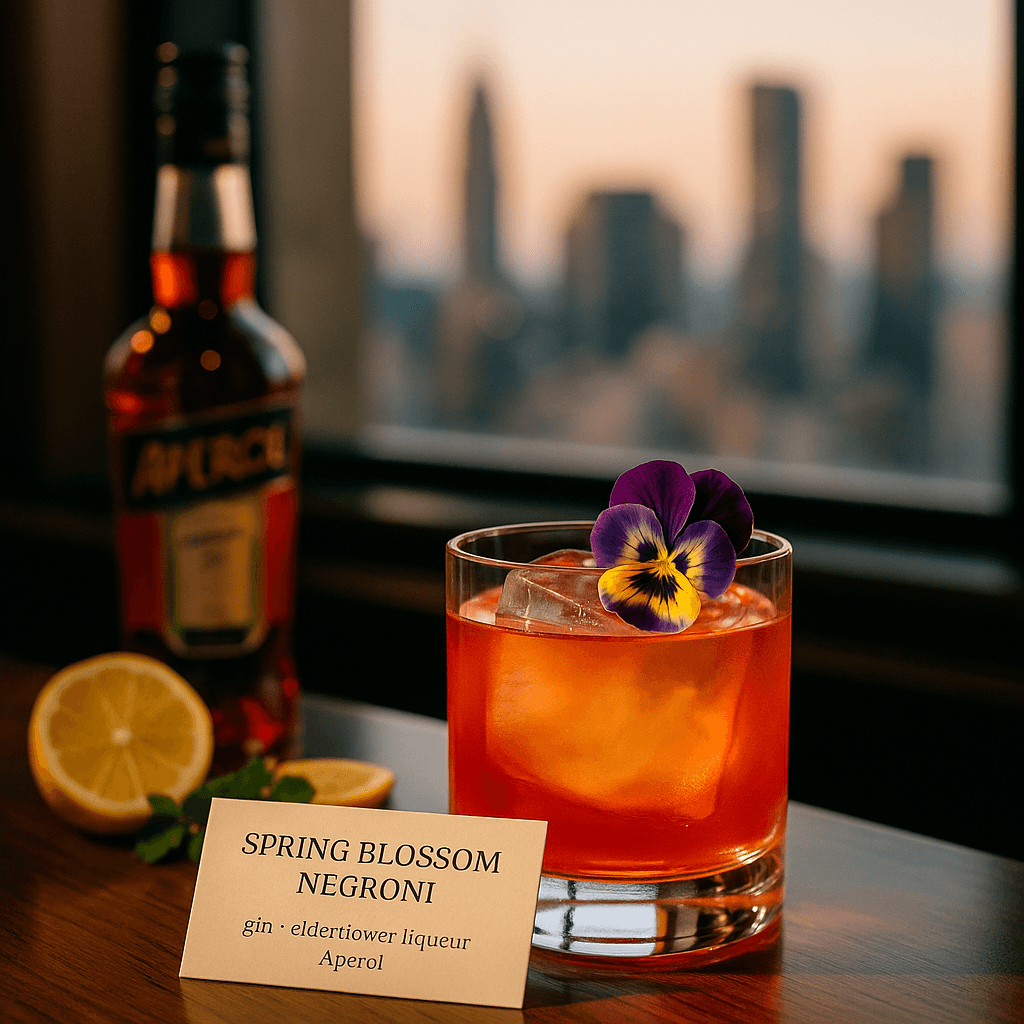 Spring Blossom Negroni