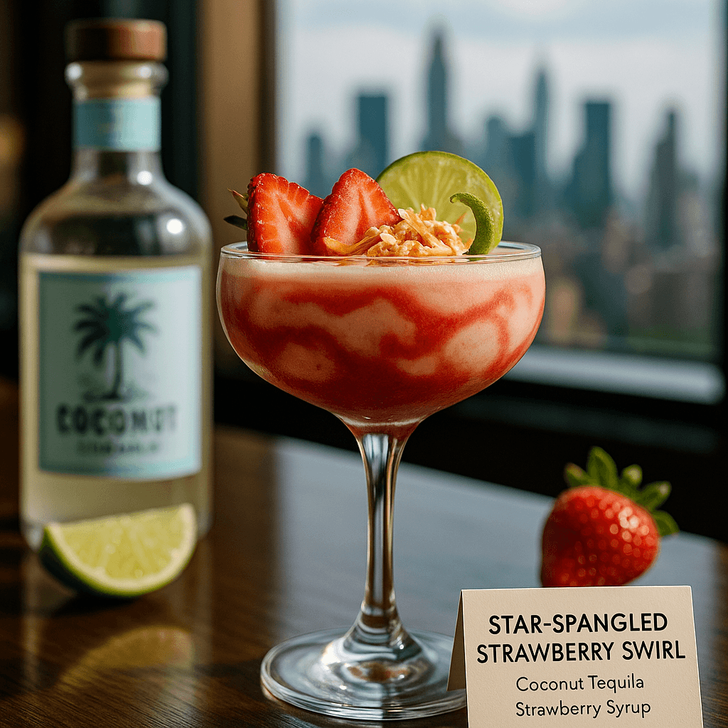 Star-Spangled Strawberry Swirl