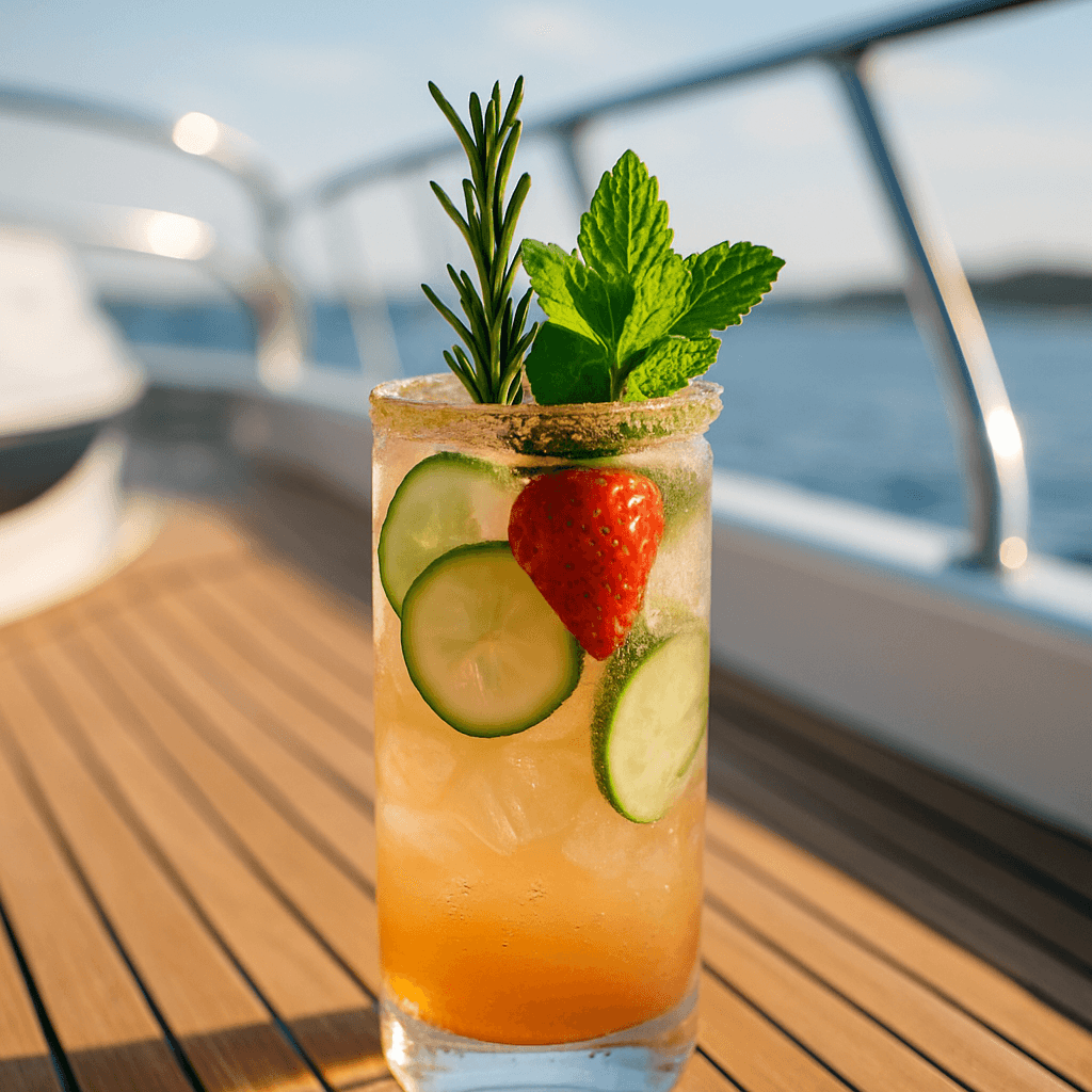 Strawberry Grove Fizz