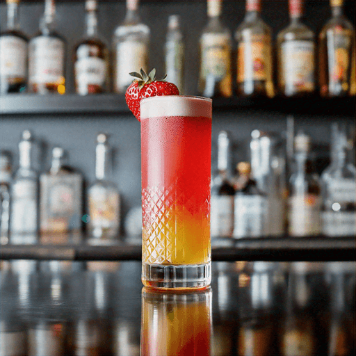 Strawberry Honey Fizz