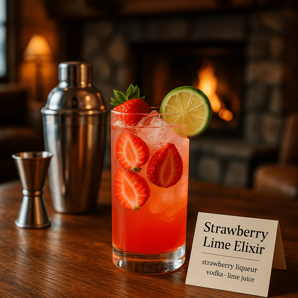 Strawberry Lime Elixir