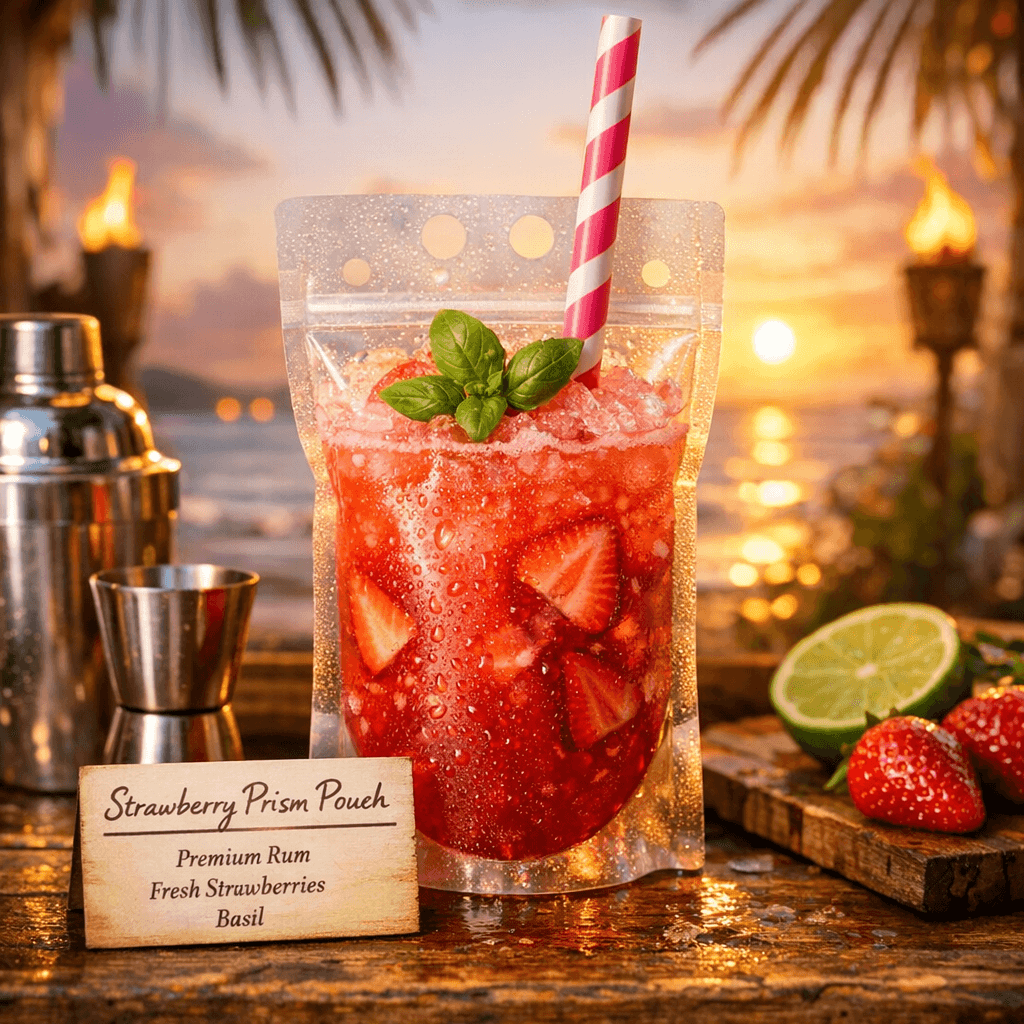 Strawberry Prism Pouch