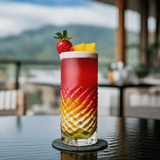 Strawberry Volcano Eruption