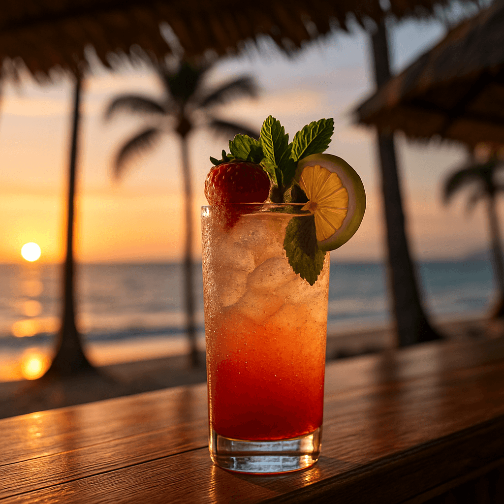 Sunset Berry Fizz