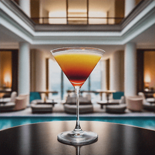 Sunset Fusion Martini