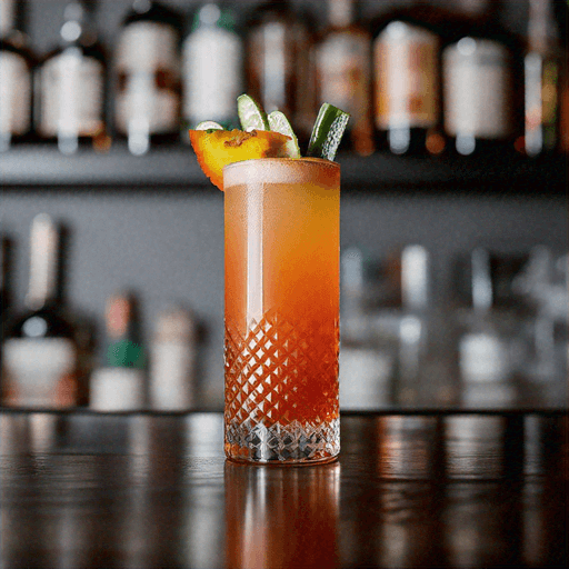 Sunset Spice Fizz