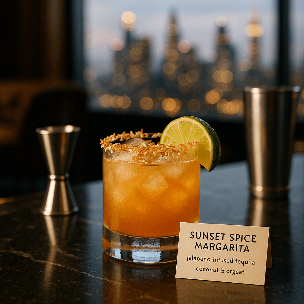 Sunset Spice Margarita