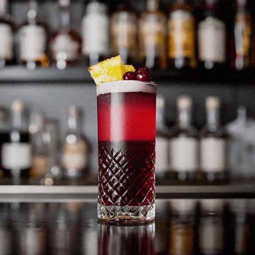 Tropical Midnight Fizz