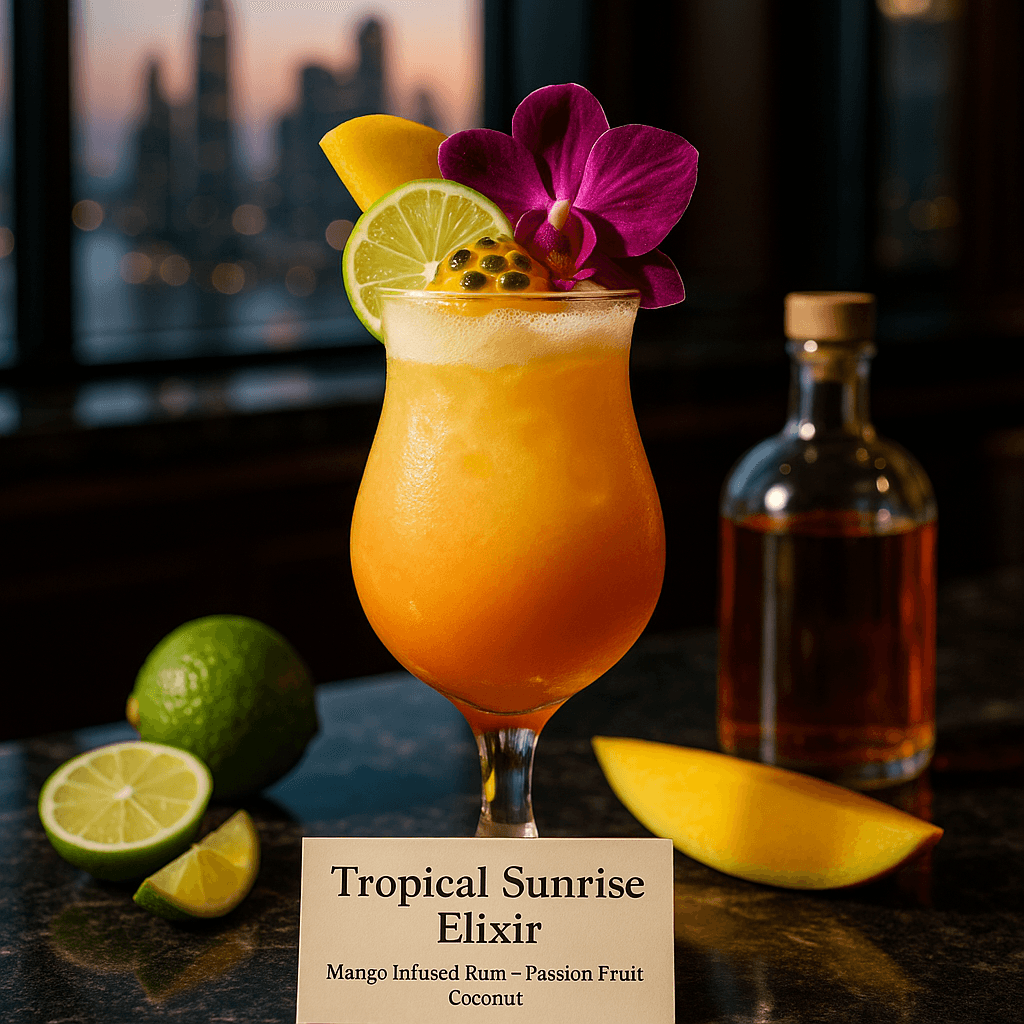 Tropical Sunrise Elixir