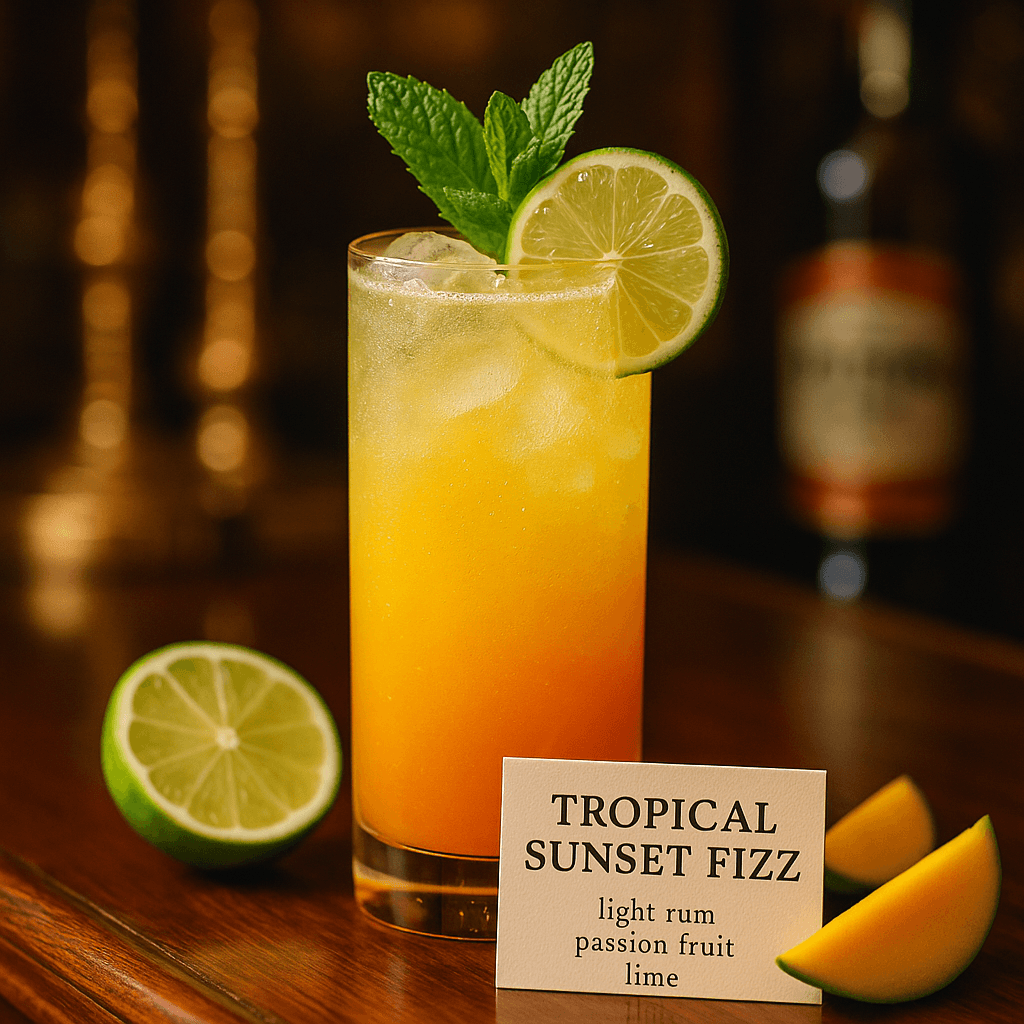 Tropical Sunset Fizz