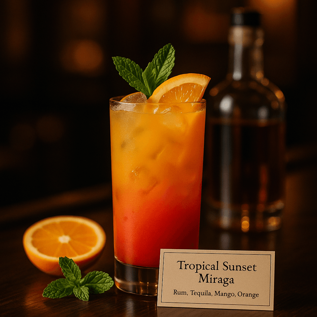 Tropical Sunset Mirage