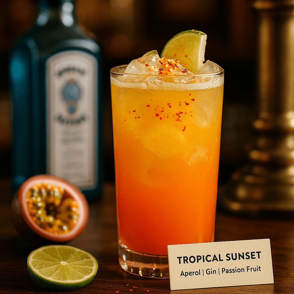 Tropical Sunset Spritz