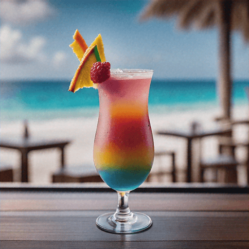 Tropical Sunset Swirl