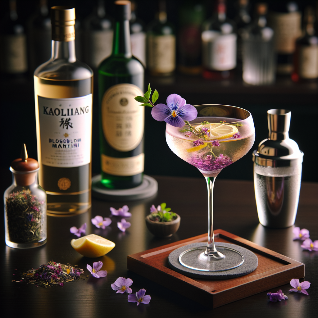 Twilight Blossom Martini