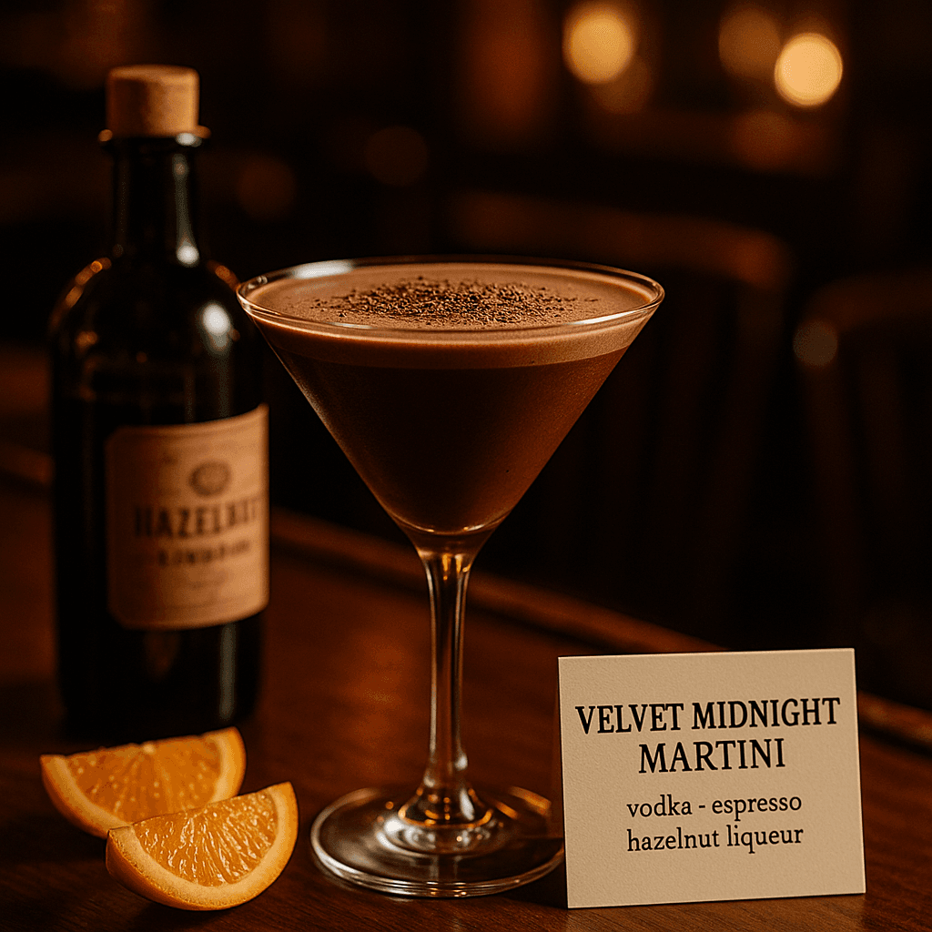 Velvet Midnight Martini