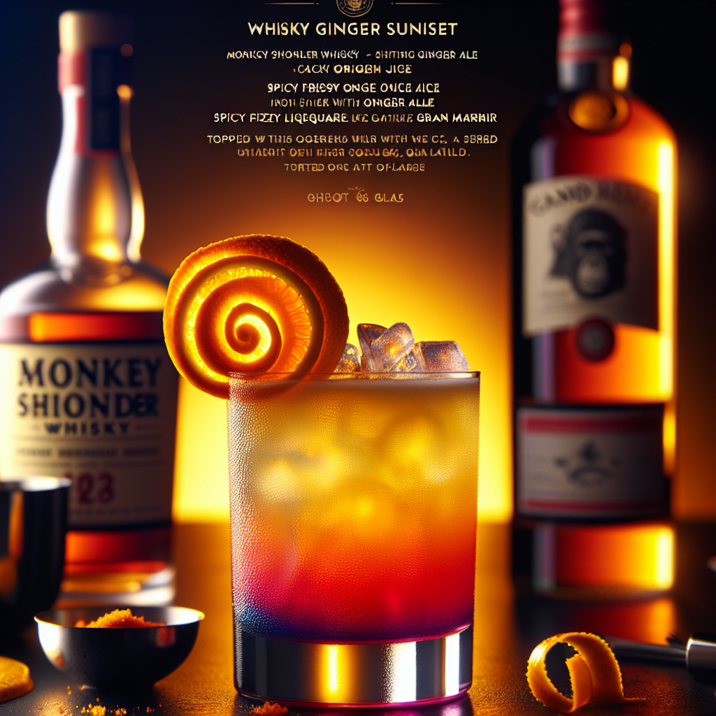 Whisky Ginger Sunset