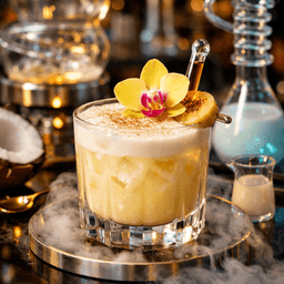 Banana Breeze Rum Milk Punch