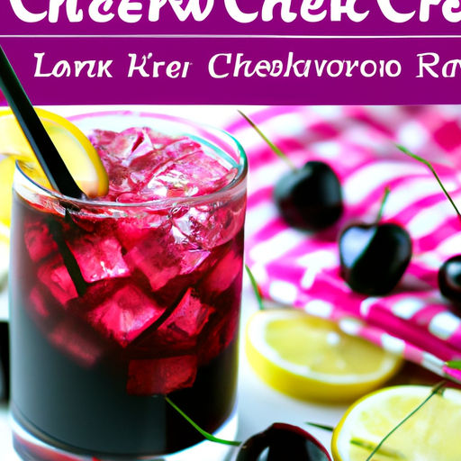 Black Cherry Fizz - This cocktail is a
